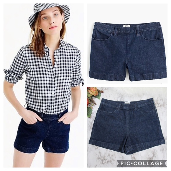 J. Crew Pants - J. Crew Side Zip Denim Short Style E7760